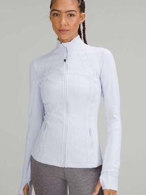 Lululemon Define Jacket Size 10 Light Lavender Full Zip Thumbhole